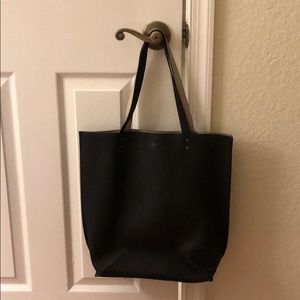 Abercrombie black leather bag